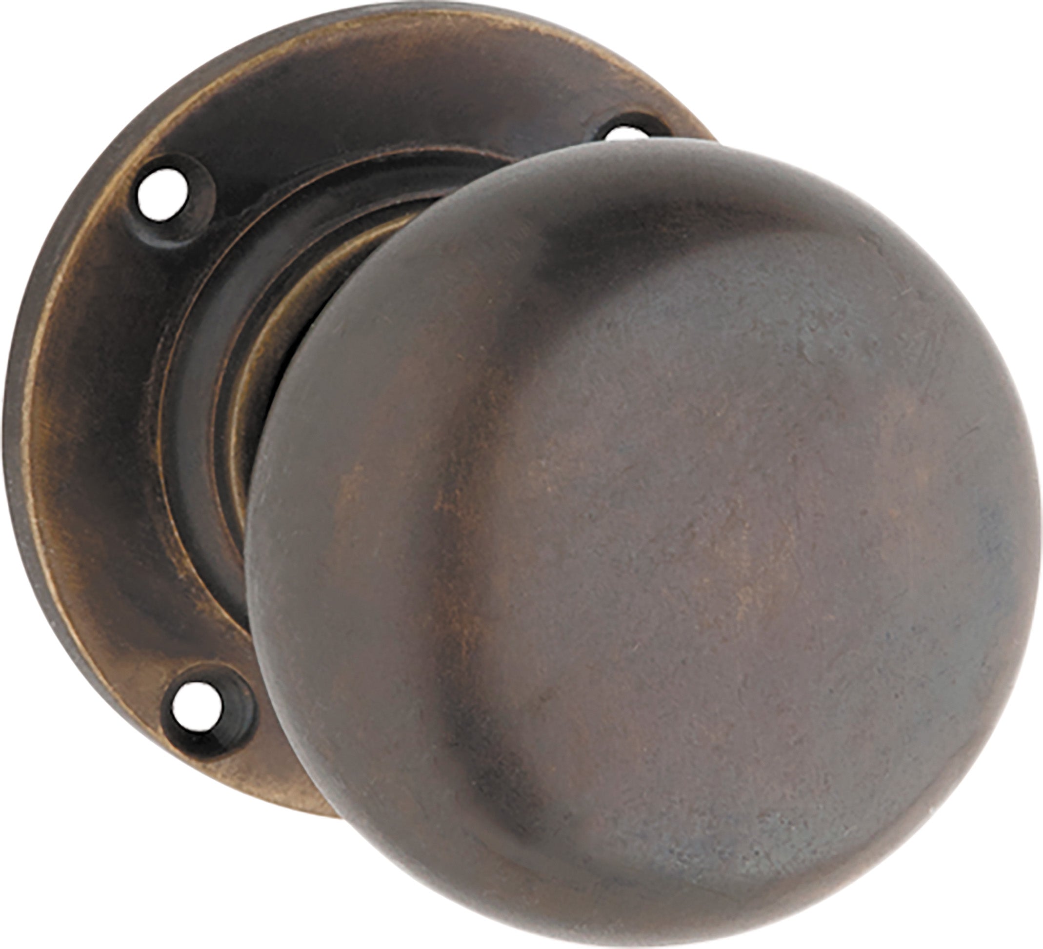 Victorian Door Knob - Round Rose by Tradco