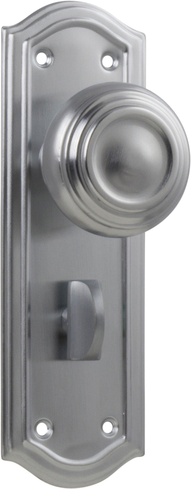 Kensington Door Knob - Long Backplate by Tradco