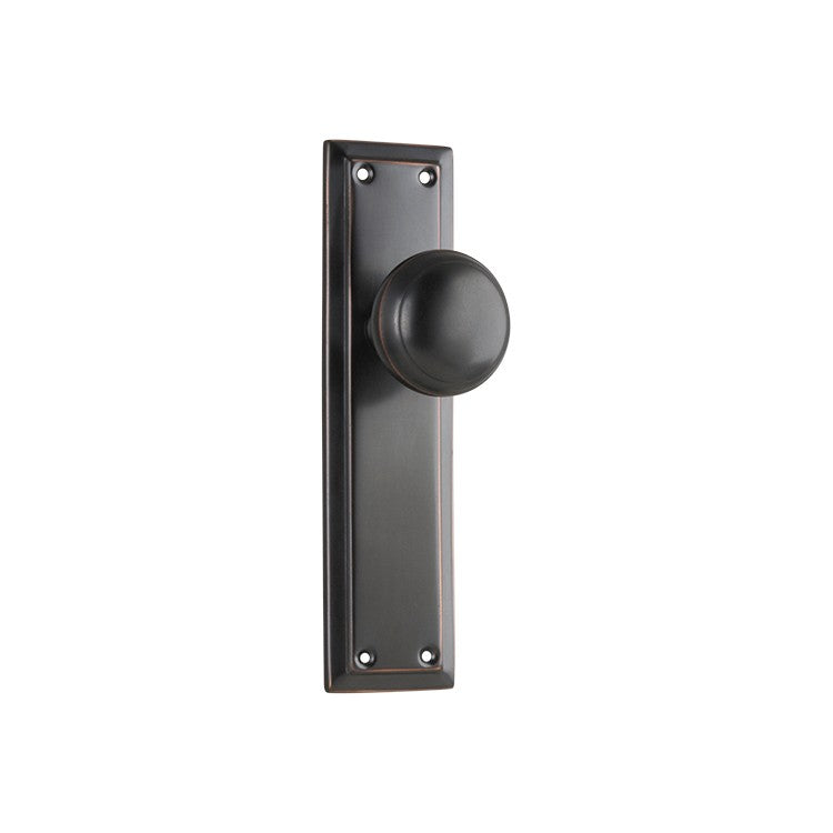 Richmond Door Knob - Long Backplate by Tradco