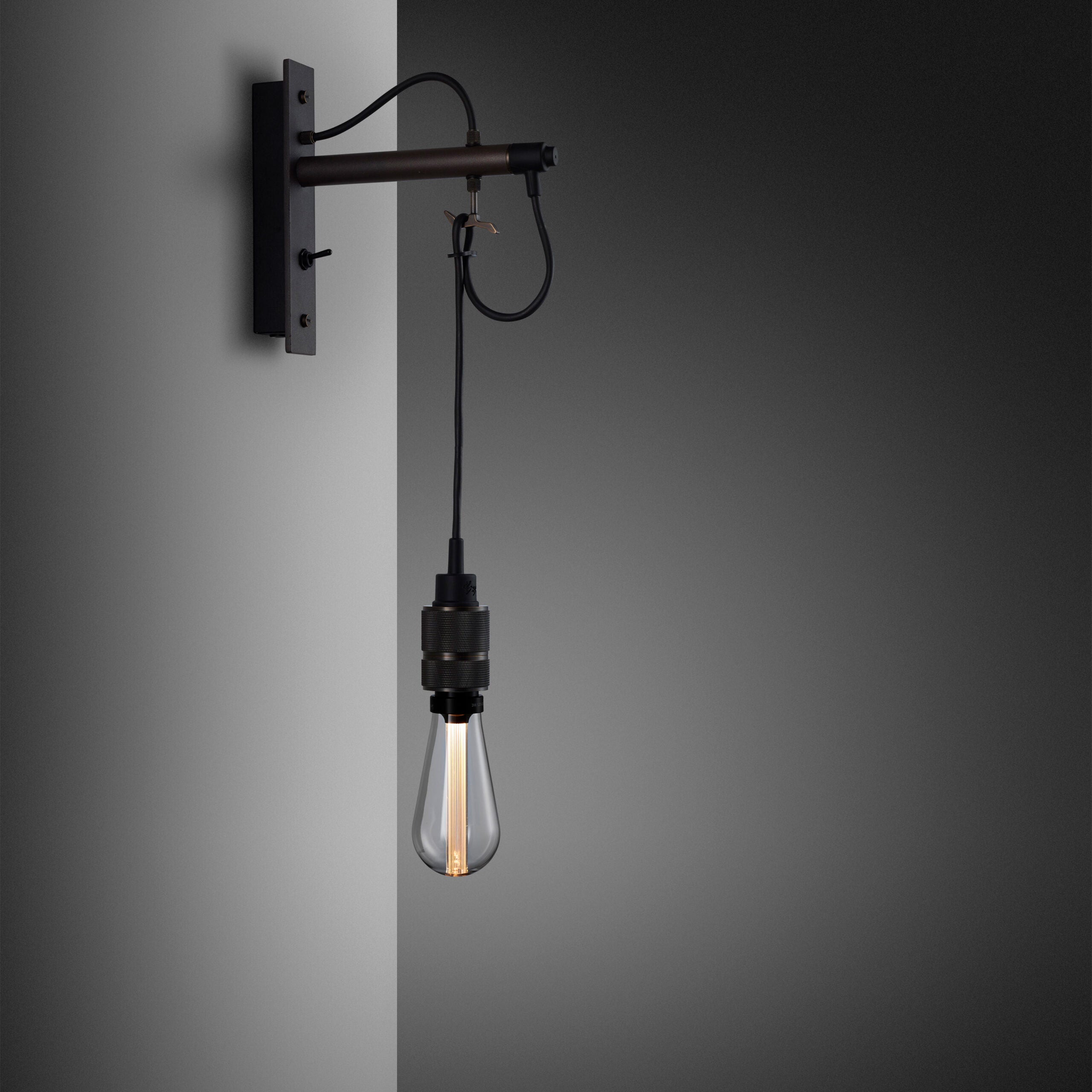 HOOKED WALL LIGHT / NUDE / GRAPHITE / Buster + Punch