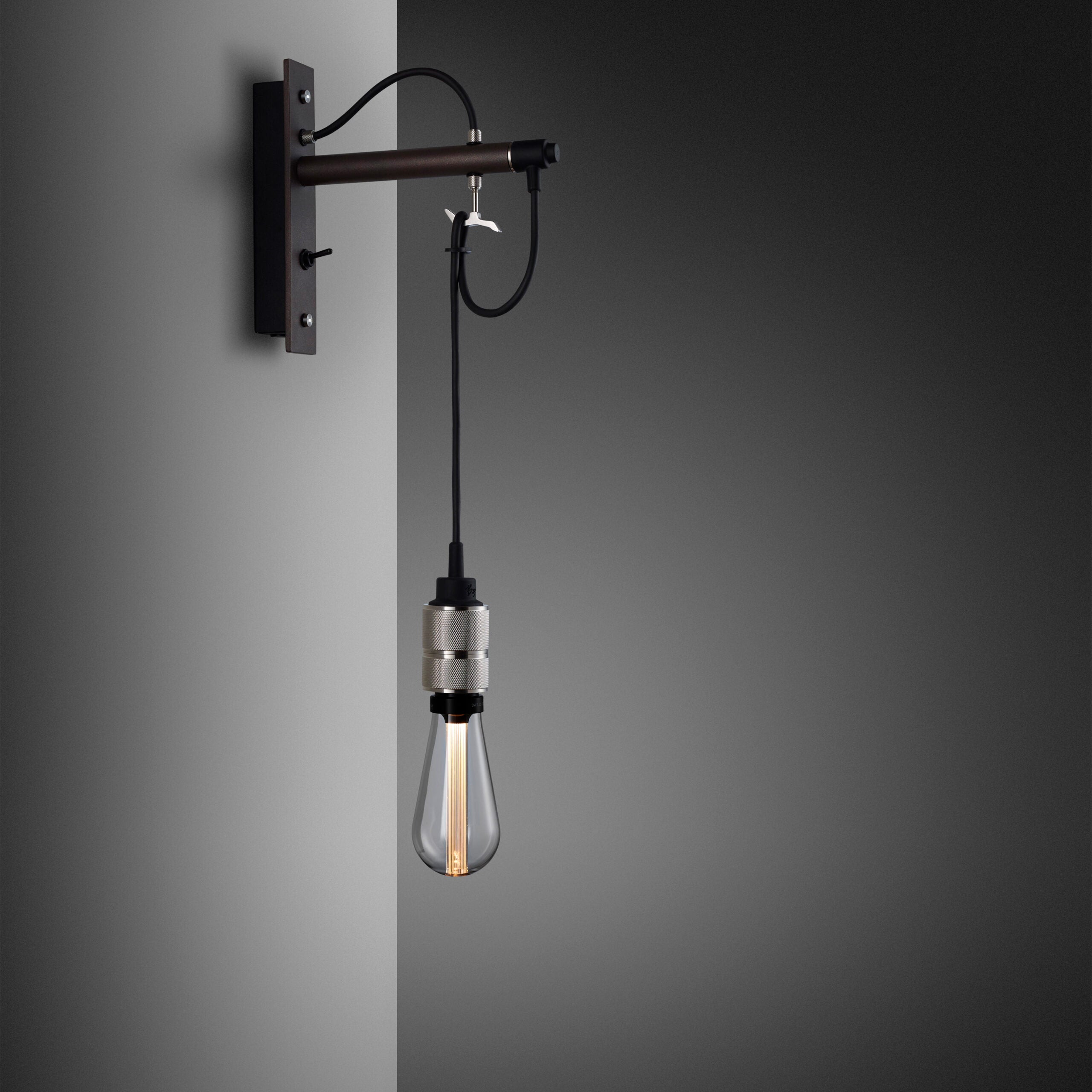 HOOKED WALL LIGHT / NUDE / GRAPHITE / Buster + Punch