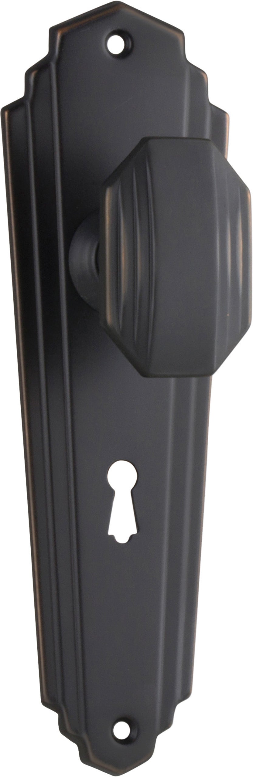 Elwood Art Deco Door Knob by Tradco