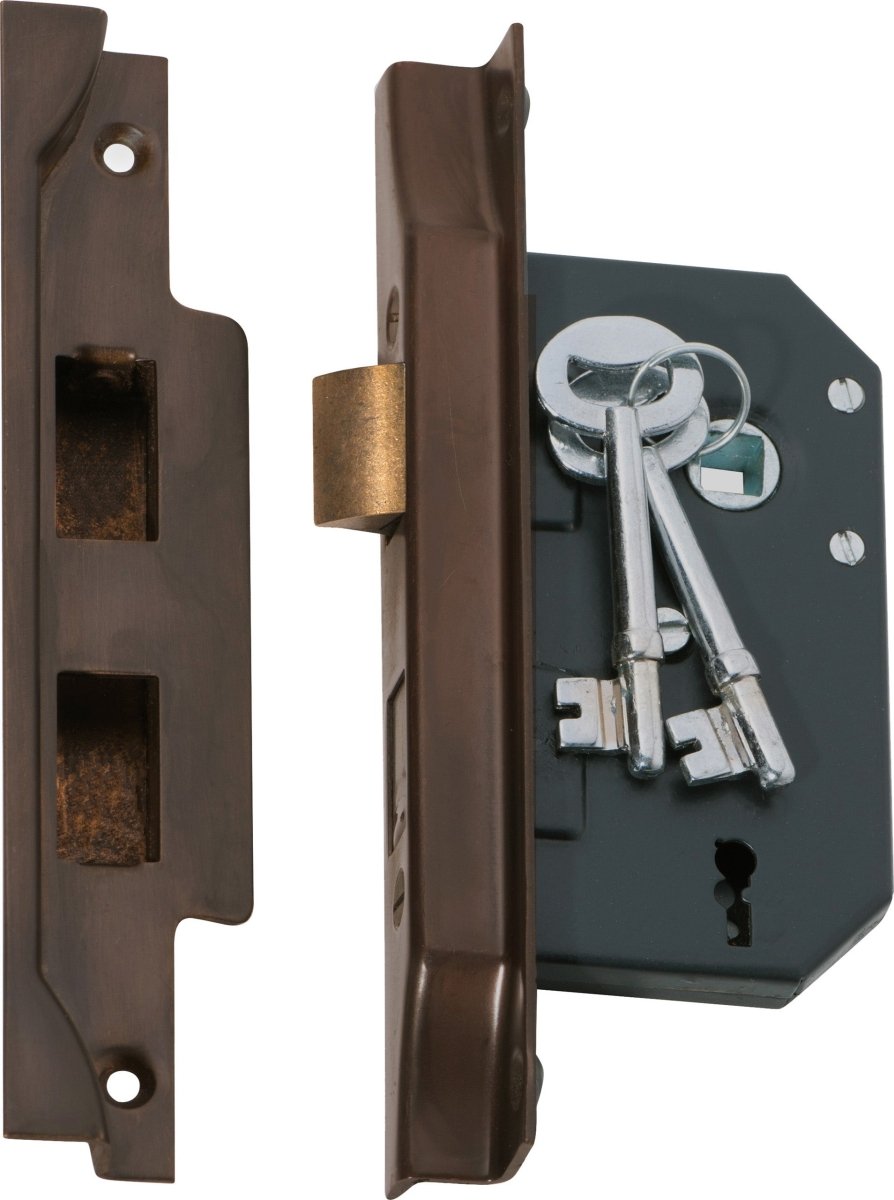 3 Lever Rebated Mortice Lock by Tradco - Entry - Point - 2204 - Tradco