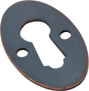 Oval Cupboard Escutcheon by Tradco