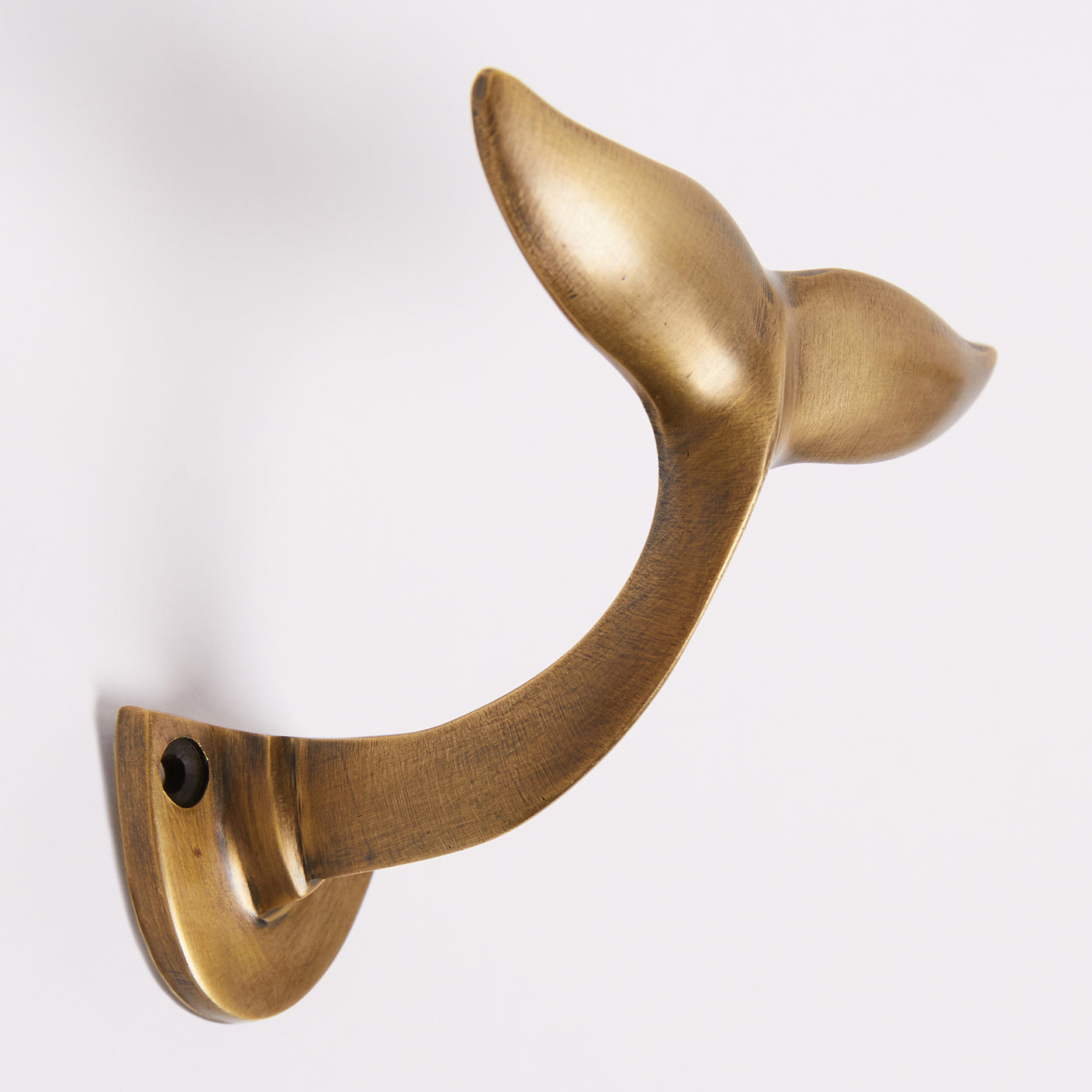 Whale Tail Hook - Acid Washed Brass By Hepburn