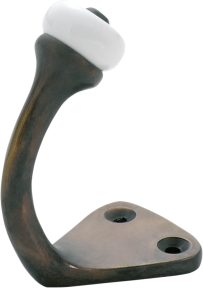 Porcelain Tip Robe Hook by Tradco