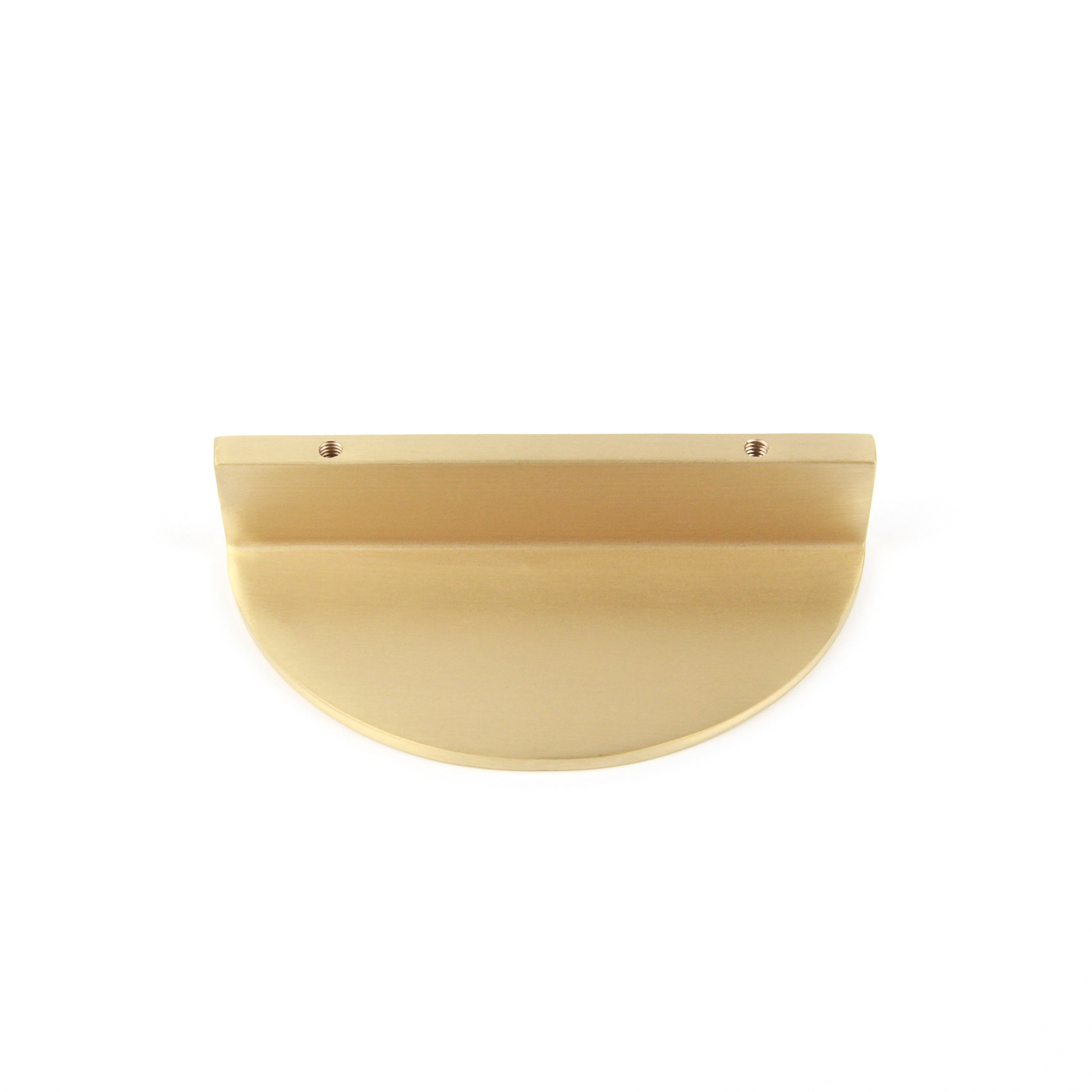 Celeste Half Moon Brass Cabinetry Pull - Little Swagger