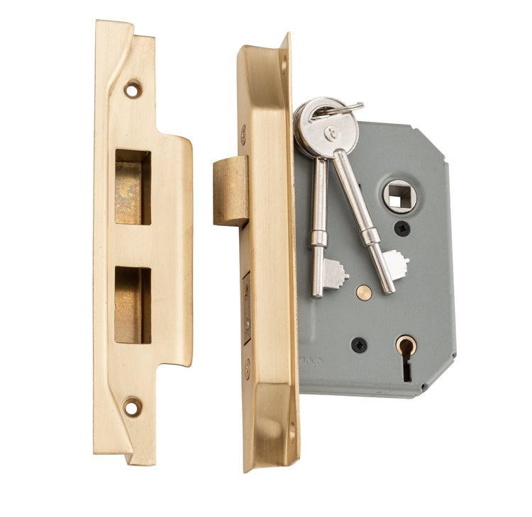 5 Lever Rebated Mortice Lock by Tradco - Entry - Point - 4050 - Tradco