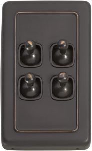 Flat Plate Toggle Switches by Tradco