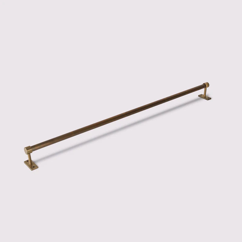 Utility Rail - 900mm Acid Washed Brass