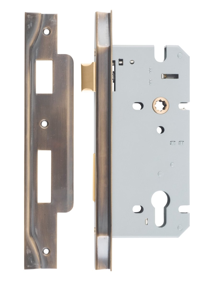 85mm Euro Mortice Locks - Rebated - Entry Point - Iver - Signature Brass - External Locks