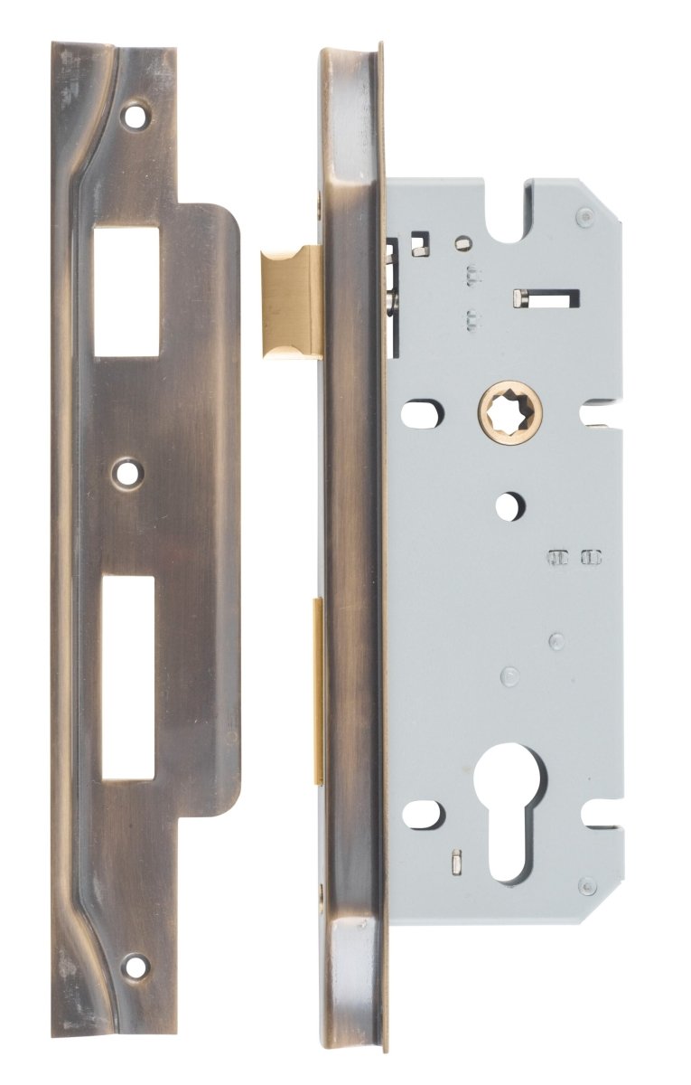 85mm Euro Mortice Locks - Rebated - Entry Point - Iver - Signature Brass - External Locks