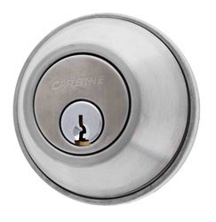 Carbine ALB Commercial Deadbolt Key/Key - Stainless Steel