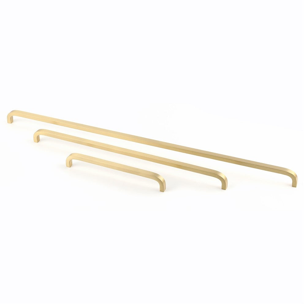 Atticus Brass Cabinetry Handle - Little Swagger