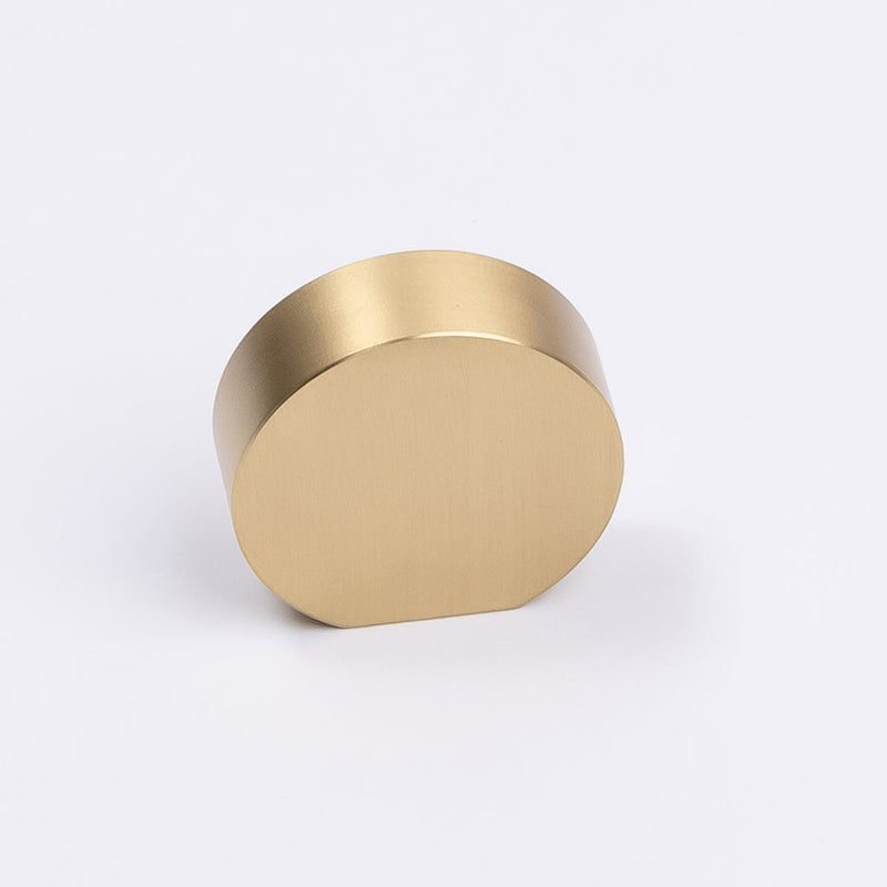 Brushed Brass Disc Cabinet Knob near me