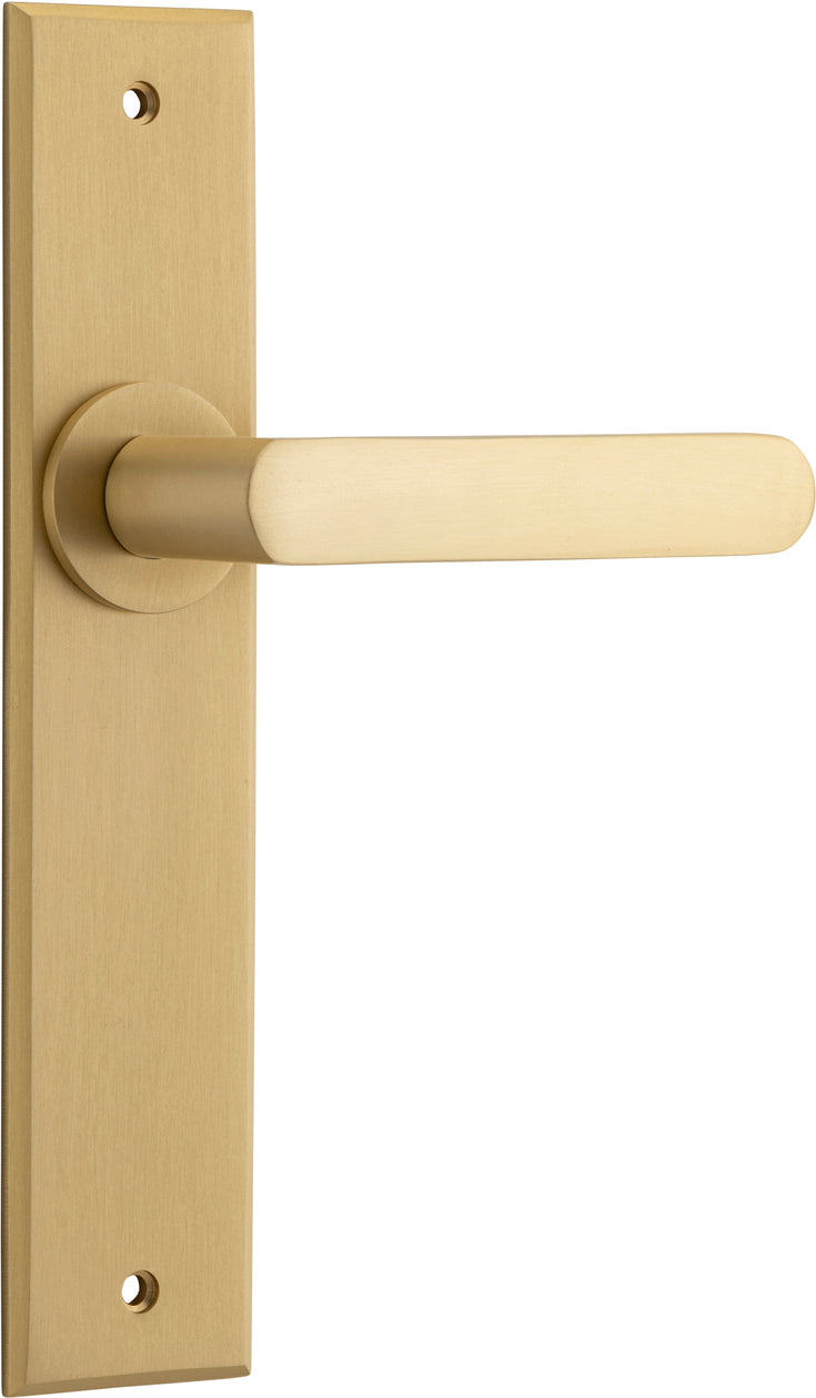 Osaka Lever - Chamfered Backplate By Iver