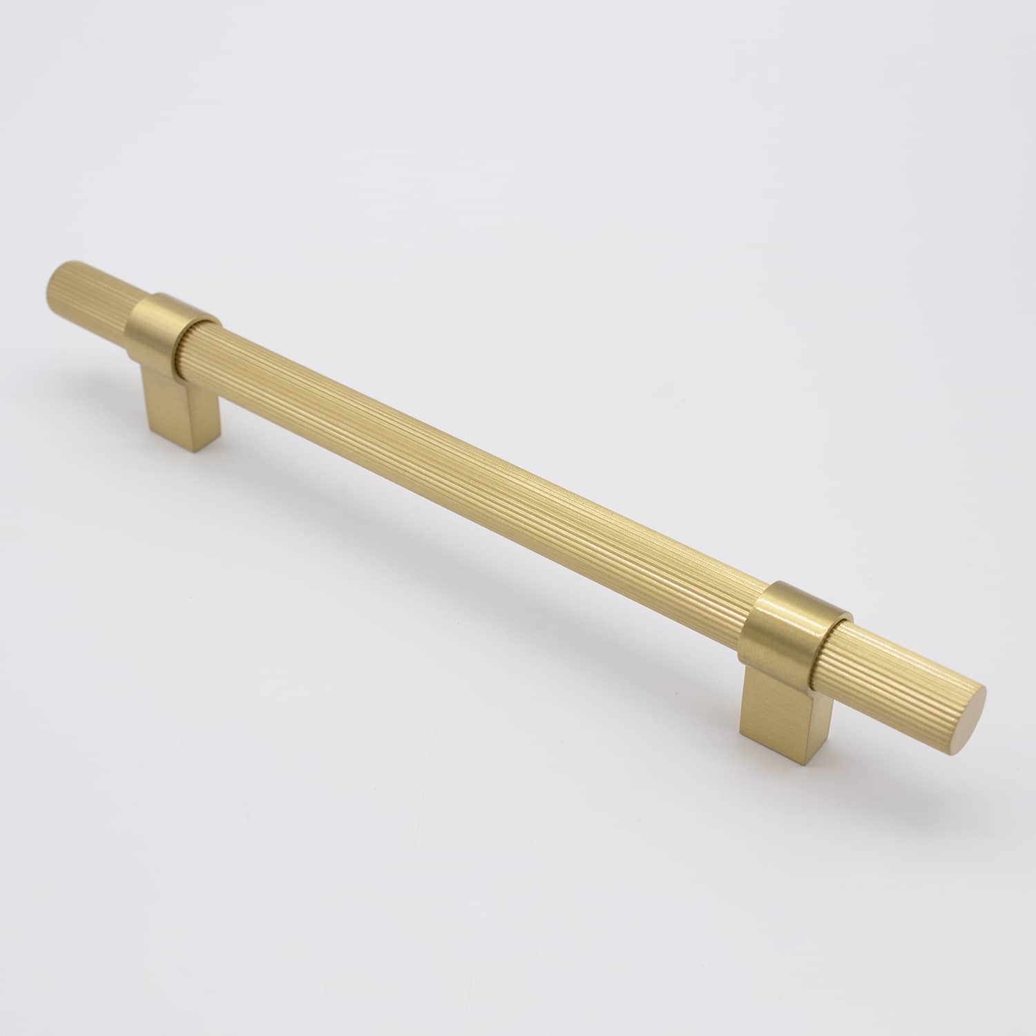 Brushed Brass Fluted Pull - Cassandra - Manovella