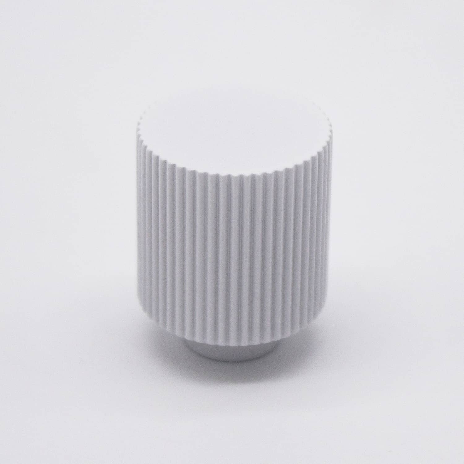 White Fluted Knob - Rhea - Manovella