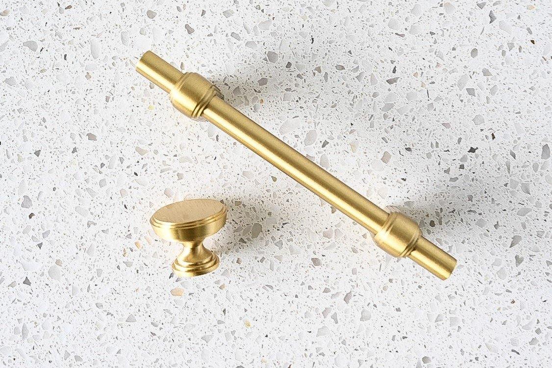 Quinn Brass Cabinetry Knob - Little Swagger