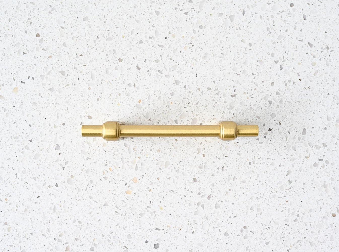 Quinn Brass Cabinetry Handle - Little Swagger