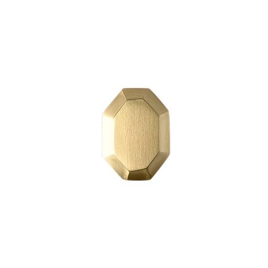 Archie Brass Geometric Cabinetry Knob - Little Swagger