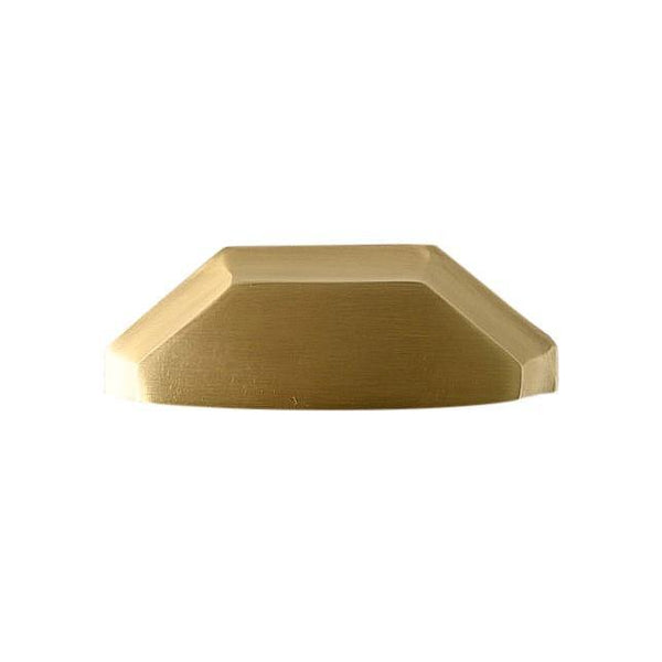 Archie Geometric Brass Cabinetry Cup Handle - Little Swagger