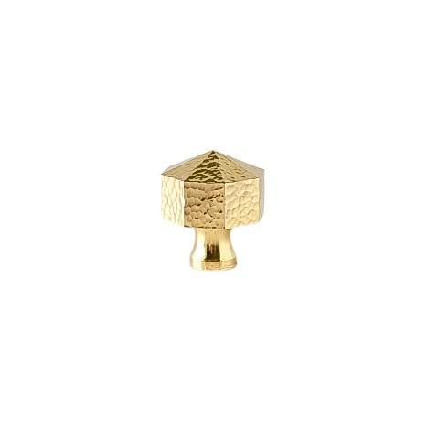 Frankie Hammered Brass Cabinetry Knob - Little Swagger