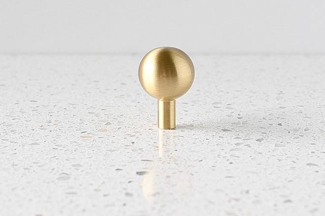 William Brass Circular Cabinetry Knob - Little Swagger