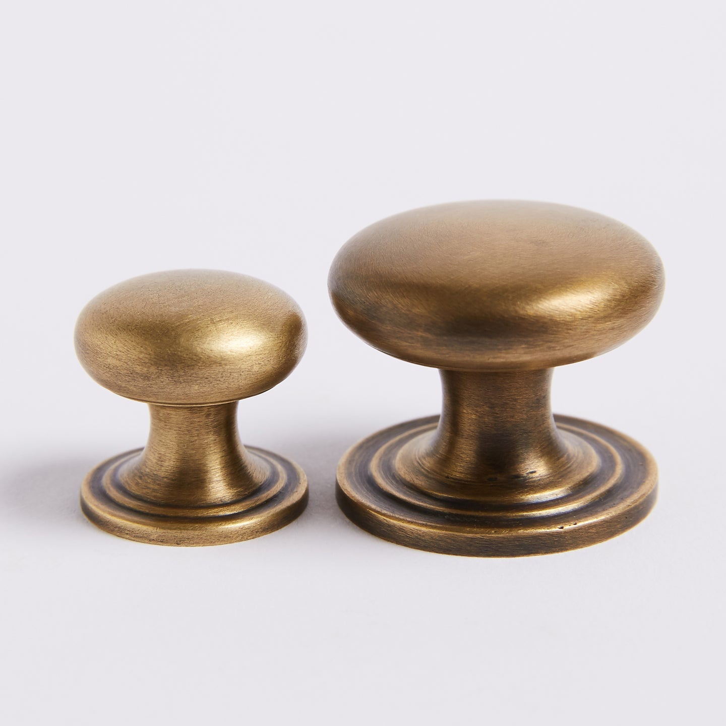 Kew Knob - Acid Washed Brass by Hepburn