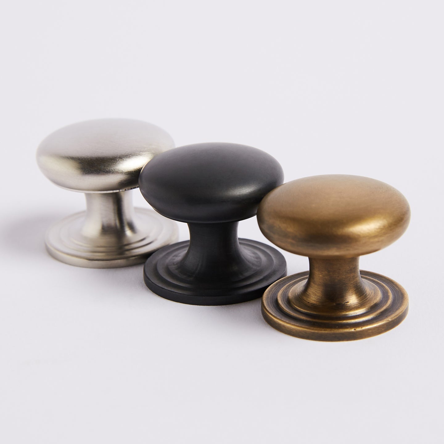 Kew Knob - Satin Nickel by Hepburn