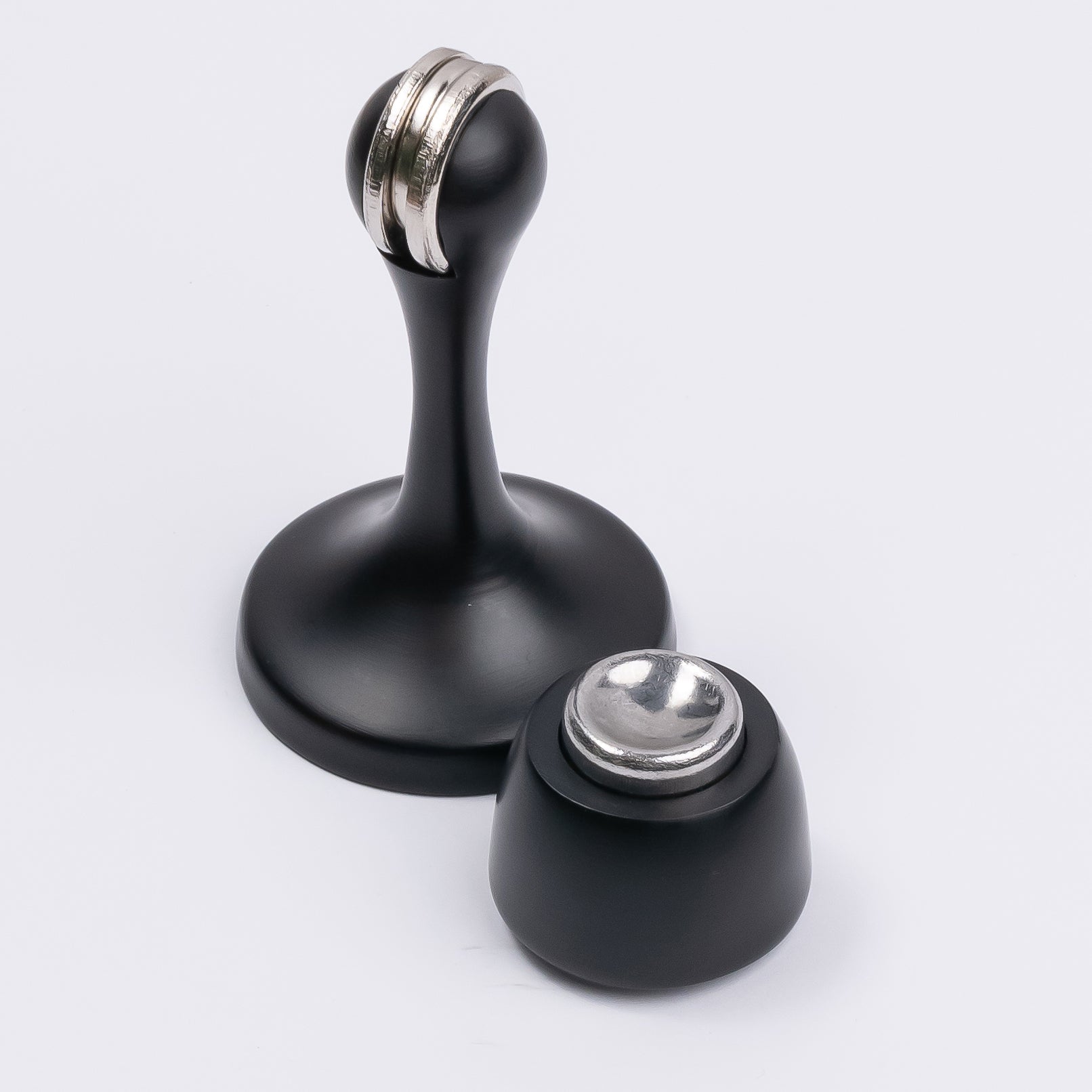 Matt Black Magnetic Door Stop - Manovella