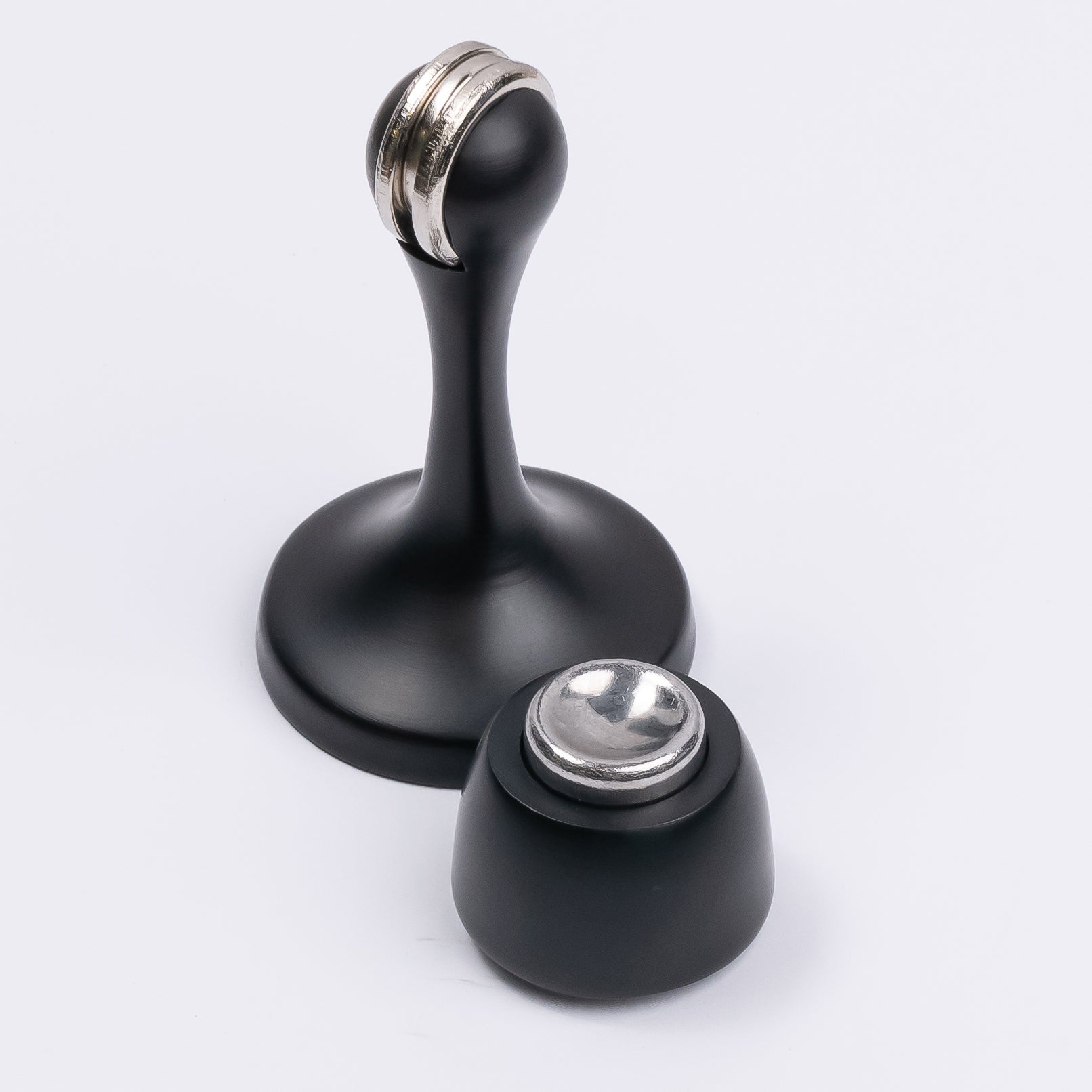 Matt Black Magnetic Door Stop - Manovella