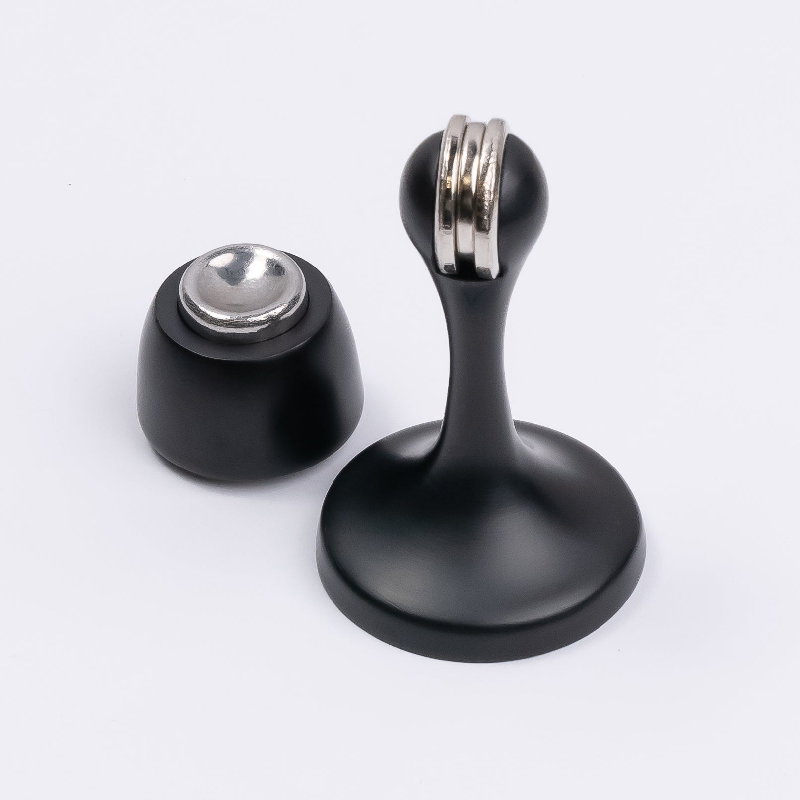 Matt Black Magnetic Door Stop - Manovella