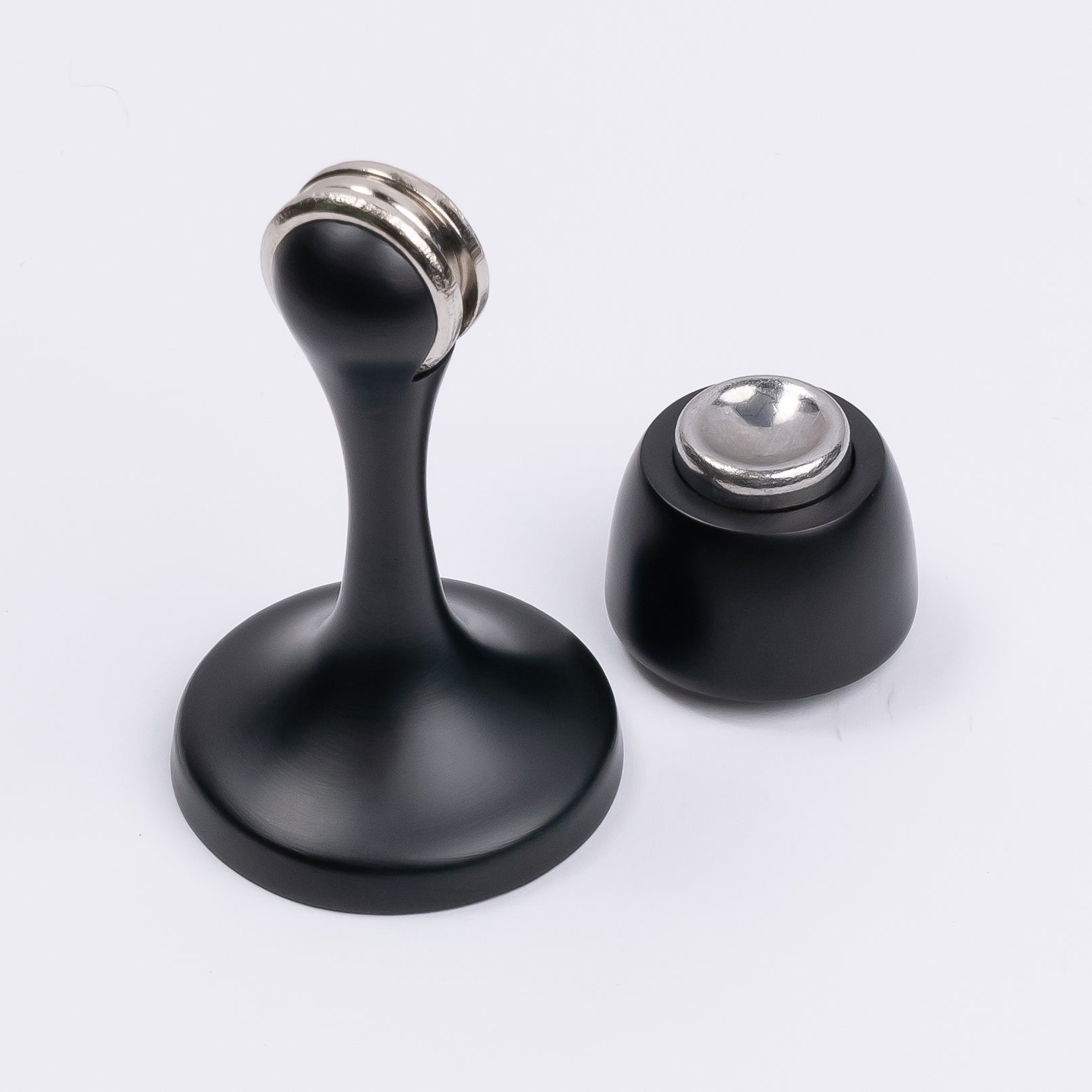 Matt Black Magnetic Door Stop - Manovella