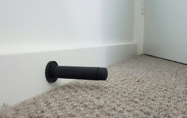 Wall / Skirting Door Stop - 85mm Length By Zanda