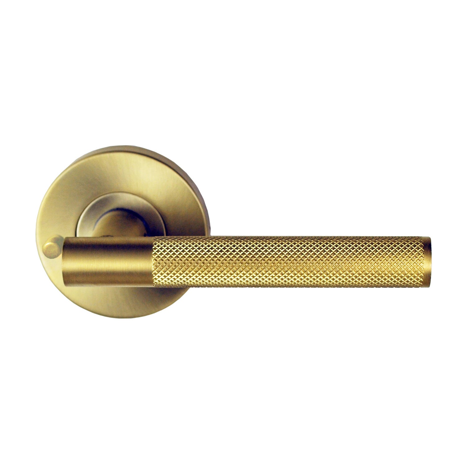 Domici Satin Brass Knurled Range By Nidus