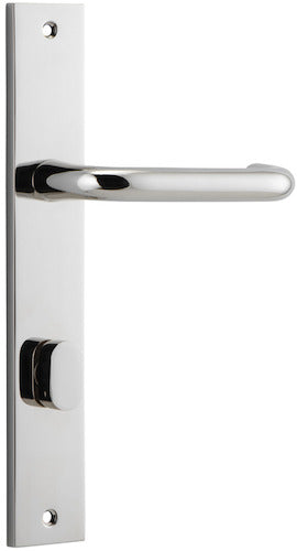 Oslo Rectangular DDA Compliant - Entry Point - Iver - Polished Nickel - Door Levers