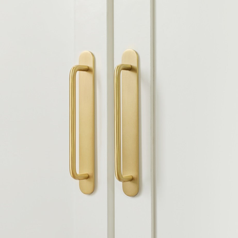 Rhodes Brass Cabinetry Handle - Little Swagger