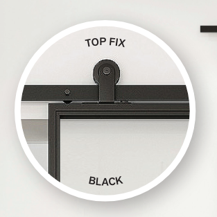 Top Fix Barn Door Track Kits - 90kg - By Cowdroy