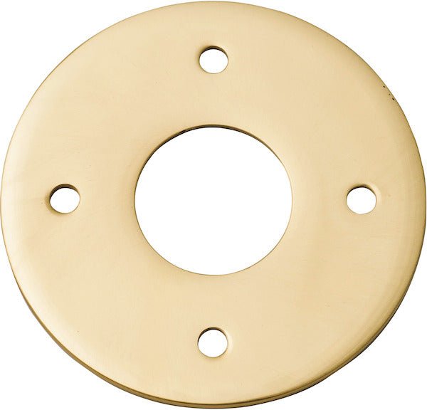 Adaptor Plate (Pair) - Round & Square Rose - Entry Point - Iver - Polished Brass - Adaptor Plates