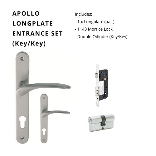 Apollo Longplate Handle By Zanda - Entry - Point - 7035.3.BN - Zanda