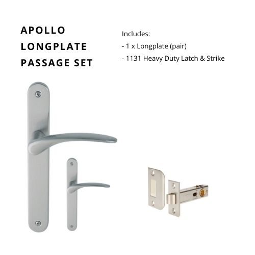 Apollo Longplate Handle By Zanda - Entry - Point - 7045.PA.BN - Zanda