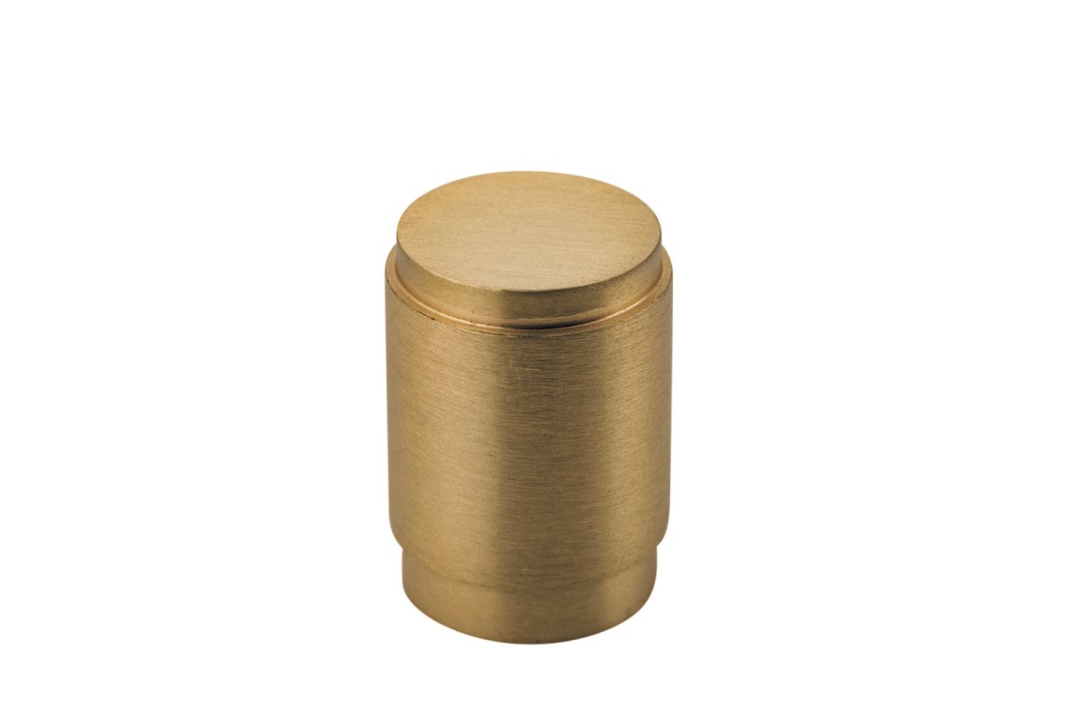 Berlin Cabinet Knob - Entry Point - Iver - Brushed Brass - Cupboard Knobs