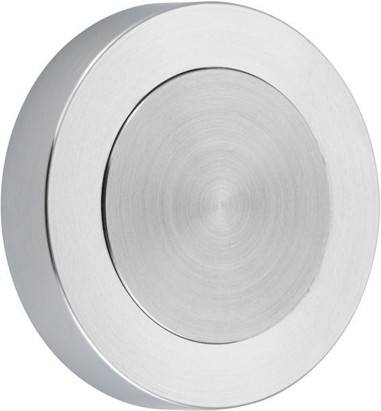 Blank Rose Escutcheon - Round - Entry Point - Iver - Brushed Chrome - Escutcheons