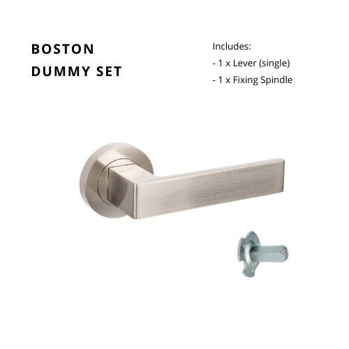 Boston Handle By Zanda - Brushed Nickel - Entry - Point - 10083.D.BN - Zanda