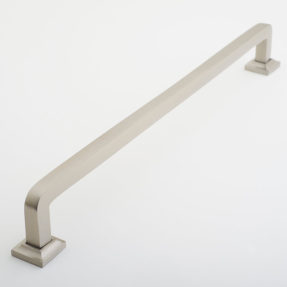 Bronte Handle - Satin Nickel By Hepburn - Entry - Point - B128SN - Hepburn Hardware