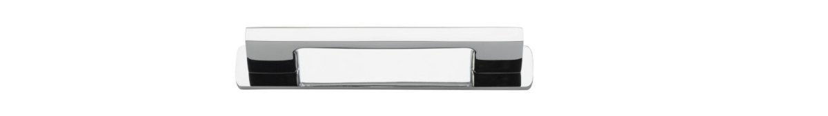 Cali Cabinet Pull + Backplate - Entry Point - Iver - Polished Chrome - Cabinet Pulls