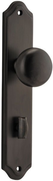 Cambridge Knob - Shouldered Backplate - Entry Point - Iver - Signature Brass - Door Knobs