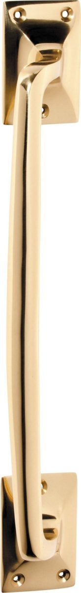 Classic Offset Backplate Pull Handle by Tradco - Entry - Point - 1454 - Tradco