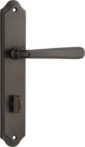 Copenhagen Lever - Shouldered Backplate - Entry Point - Iver - Signature Brass - Door Levers